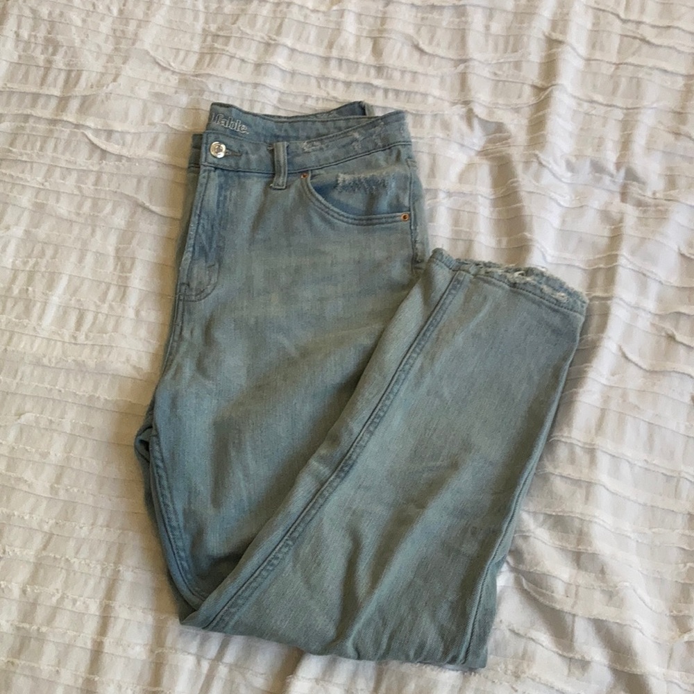 Wild Fable Light Wash High Rise Mom Jean